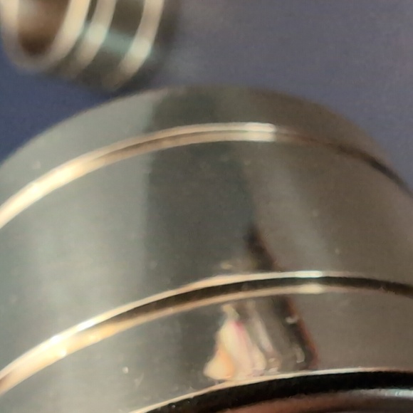 Vintage Baldwin Set Of  8 Brass Napkin Ring Holders. - Picture 6 of 8